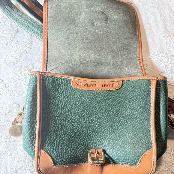 Dooney & Bourke Green and Tan Crossbody Bag - Picture 11 of 15